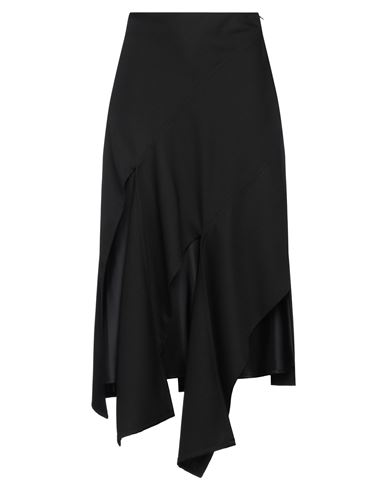 Plan C Multi-panel Midi Skirt In Black