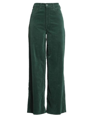 Shop Mother Woman Pants Dark Green Size 31 Cotton, Polyester, Elastane