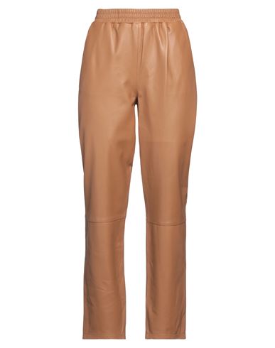 Arma Woman Pants Tan Size 14 Lambskin