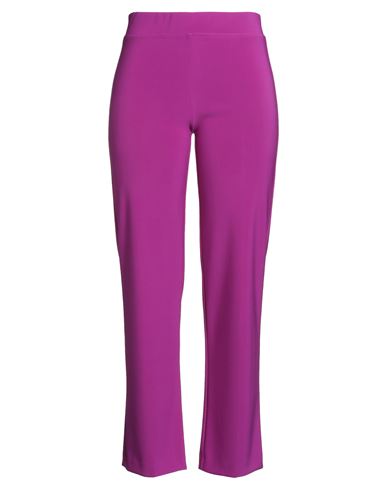 Joseph Ribkoff Woman Pants Purple Size 12 Polyester, Elastane