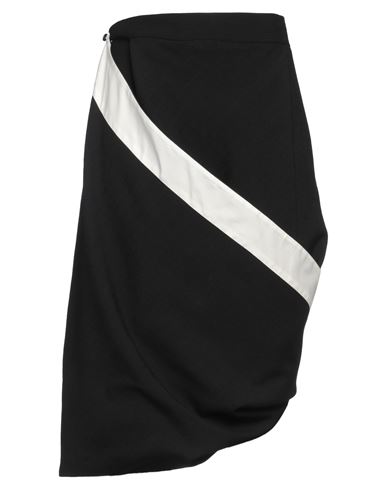Quira Woman Midi Skirt Black Size 4 Virgin Wool