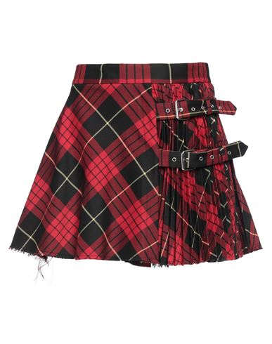 Aniye By Woman Mini Skirt Red Size 6 Polyester, Viscose, Elastane