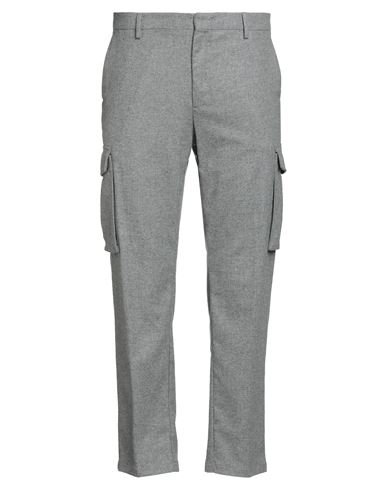 Liu •jo Man Man Pants Grey Size 38 Virgin Wool, Polyester, Elastane In Gray