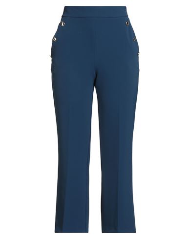 Kaos Woman Pants Blue Size 6 Polyester, Elastane In Blue