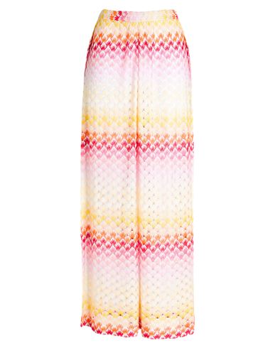 Missoni Woman Pants Red Size 6 Viscose, Metallic Fiber
