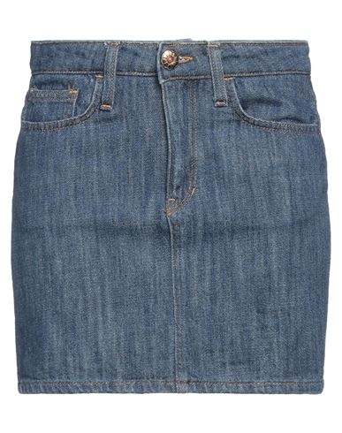 Shaft Woman Denim Skirt Blue Size 29 Cotton, Elastane