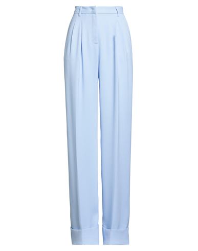 The Andamane Ide-leg Cady Pants With Darts In Blue