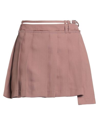 Acne Studios Woman Mini Skirt Antique Rose Size 6 Polyester, Wool In Pink