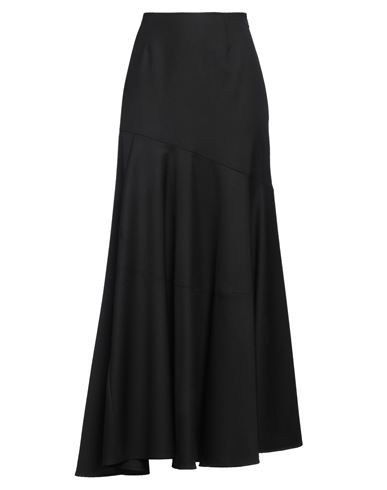 Simone Rocha Woman Maxi Skirt Black Size 8 Virgin Wool In Black