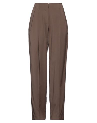 Low Classic Woman Pants Khaki Size M Wool, Polyester, Polyurethane