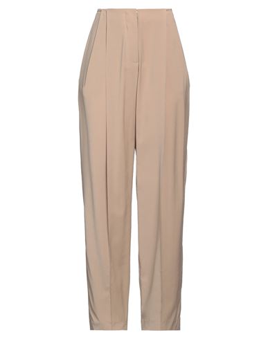Low Classic Woman Pants Sand Size M Wool, Polyester, Polyurethane
