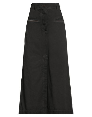 Uma Wang Woman Maxi Skirt Dark Brown Size M Cotton In Brown