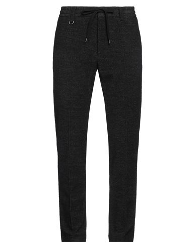Paolo Pecora Man Pants Black Size 36 Polyester, Cotton, Acrylic, Polyamide, Viscose