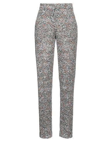 Missoni Woman Pants Dark Green Size 10 Viscose, Wool In Gray