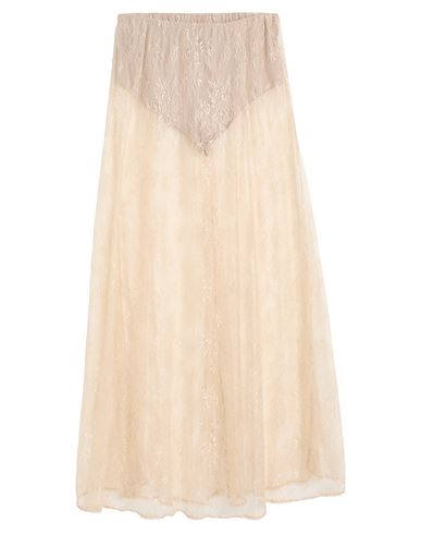 Kontatto Woman Maxi Skirt Beige Size 6 Polyamide