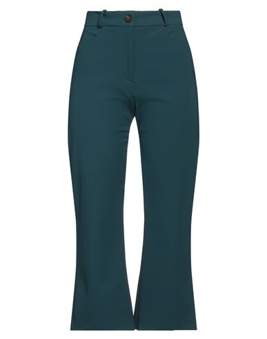 Rrd Woman Pants Deep Teal Size 6 Polyamide, Elastane In Green