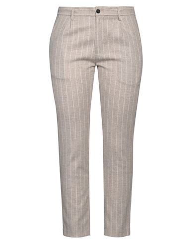 Michael Coal Woman Pants Light Grey Size 10 Virgin Wool, Polyamide, Acrylic, Cashmere, Elastane