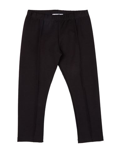 U+é Toddler Girl Pants Black Size 5 Viscose, Polyamide, Elastane In Black