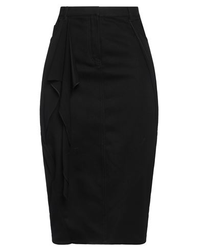 Courrèges Courreges Woman Denim Skirt Black Size 28 Cotton, Elastane