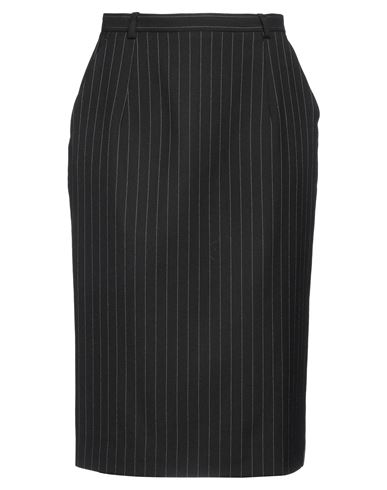 Dolce&Gabbana Falda midi Mujer Negro 36 Mujer