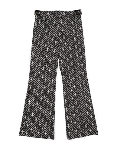 Elisabetta Franchi La Mia Bambina Toddler Girl Pants Black Size 4 Polyester, Elastane In Black