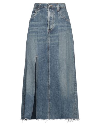 CITIZENS OF HUMANITY CITIZENS OF HUMANITY WOMAN DENIM SKIRT BLUE SIZE 28 ORGANIC COTTON 