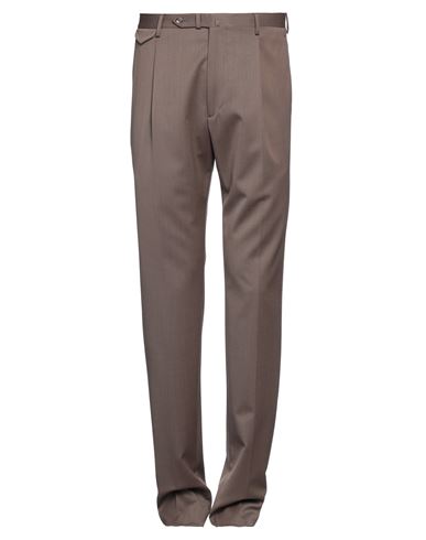 Tagliatore Man Pants Khaki Size 36 Virgin Wool, Polyester, Elastane