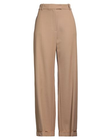 Paul & Joe Woman Pants Camel Size 10 Virgin Wool