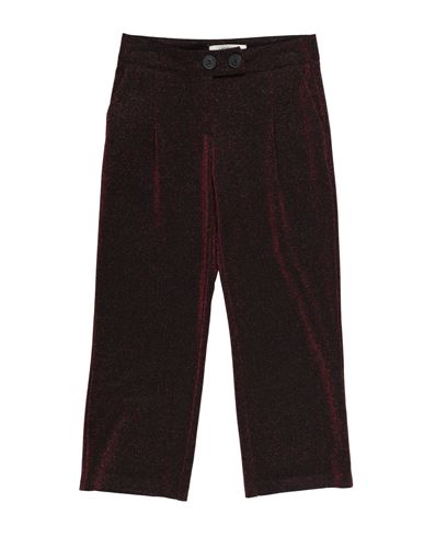 Vicolo Girl Toddler Girl Pants Burgundy Size 6 Viscose, Polyester, Polyamide, Elastane In Red