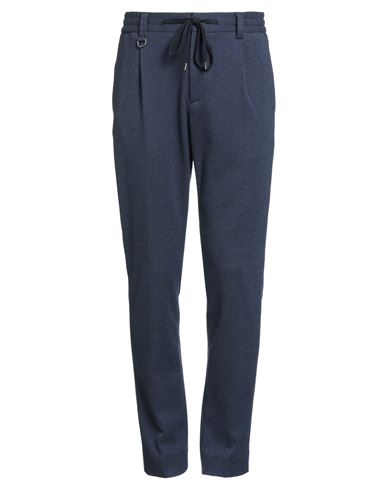 Paolo Pecora Man Pants Navy Size 30 Polyester, Viscose, Polyamide, Elastane