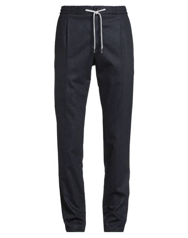 Pt Torino Man Pants Navy Size 38 Virgin Wool, Cashmere, Elastane In Blue