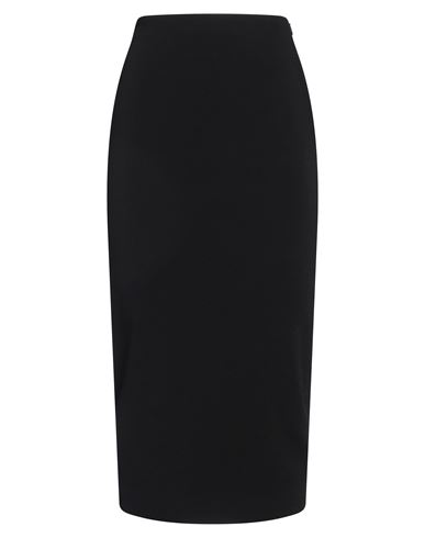 Valentino Garavani Woman Midi Skirt Black Size S Viscose, Polyamide, Polyester, Elastane In Black