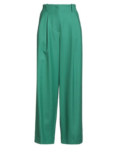 Paul & Joe Woman Pants Green Size 6 Virgin Wool