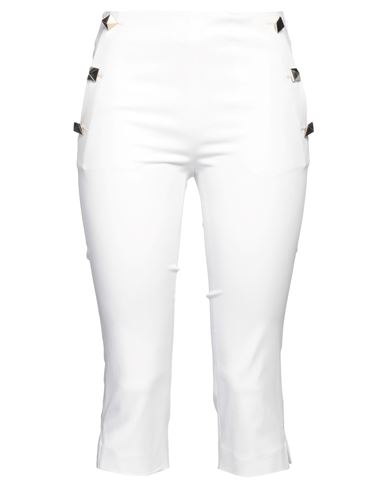 Valentino Garavani Woman Pants White Size 4 Cotton, Elastane
