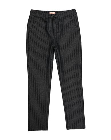 Shop Baronio Toddler Boy Pants Charcoal Size 6 Polyester, Cotton, Elastane In Grey