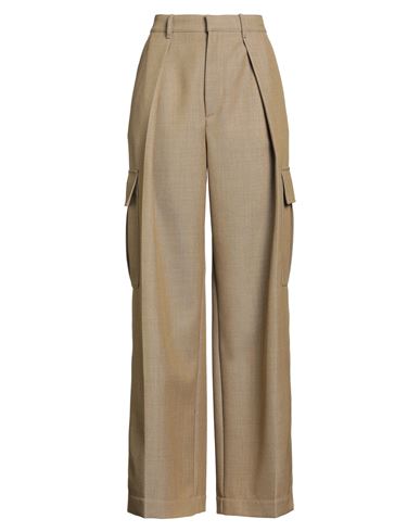 Burberry Woman Pants Sand Size 8 Wool In Neutral