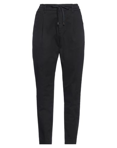 Cruna Woman Pants Midnight Blue Size 10 Cotton, Elastane