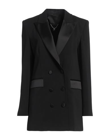 Revise Concept Woman Blazer Black Size 6 Polyester, Elastane