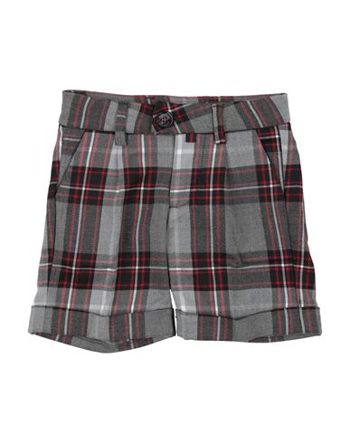 BARONIO BARONIO TODDLER BOY SHORTS & BERMUDA SHORTS GREY SIZE 6 POLYESTER, VISCOSE, ELASTANE 
