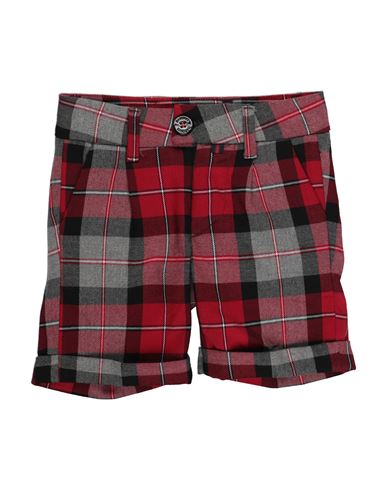 BARONIO BARONIO TODDLER BOY SHORTS & BERMUDA SHORTS RED SIZE 6 POLYESTER, VISCOSE, ELASTANE 