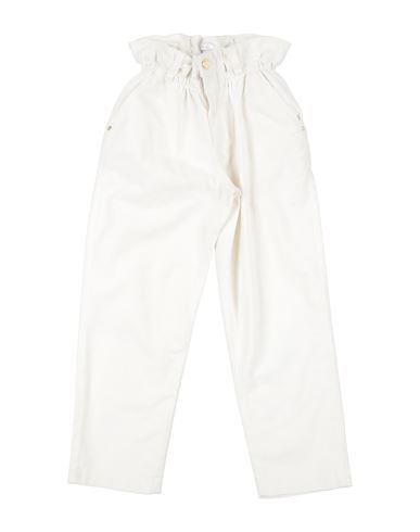 L:ú L:ú By Miss Grant Kids'  Toddler Girl Pants White Size 6 Cotton, Elastane