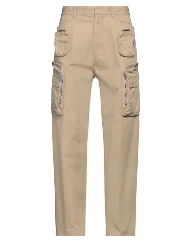 Dsquared2 Man Pants Sand Size 32 Cotton In Neutral