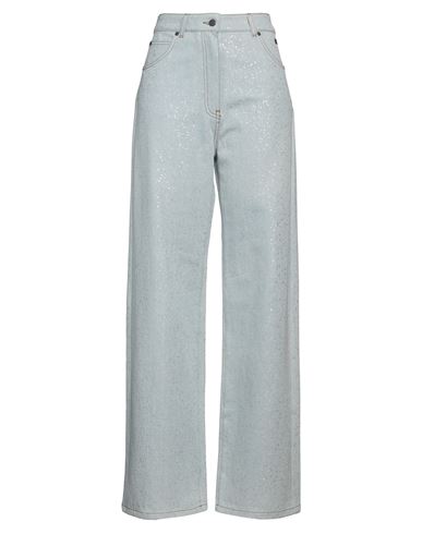 Msgm Woman Jeans Blue Size 6 Cotton In Blue