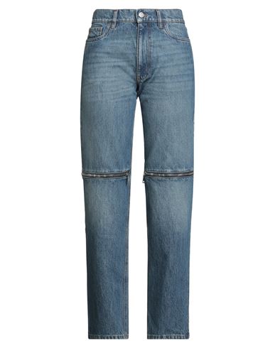 Shop Coperni Woman Jeans Blue Size L Cotton