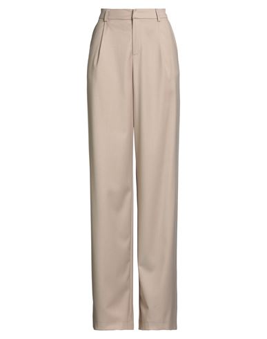 Hinnominate Woman Pants Beige Size L Polyester, Viscose, Elastane In Neutral