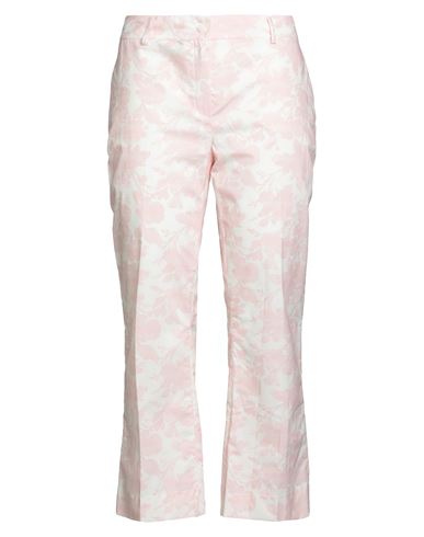 Amina Rubinacci Woman Pants Light Pink Size 12 Cotton