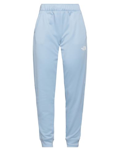 Shop The North Face Woman Pants Light Blue Size L Polyester