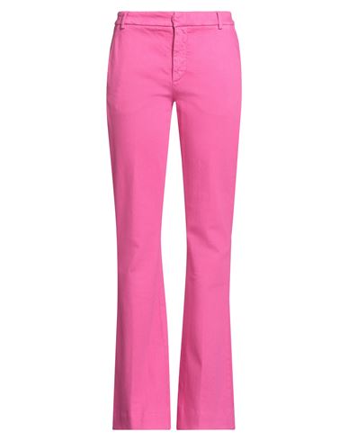 Dondup Woman Jeans Fuchsia Size 28 Cotton, Elastane In Pink