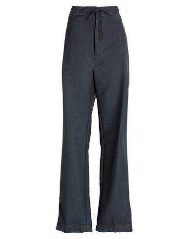 Maison Margiela Woman Pants Lead Size 6 Mohair Wool, Wool