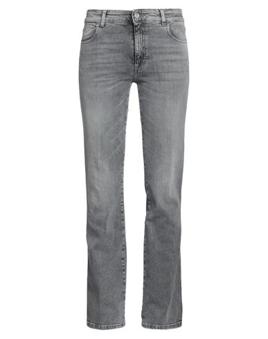 Pt Torino Woman Jeans Grey Size 26 Cotton, Elastane